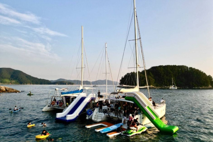한산마리나요트 여행 추천 - 메고지고