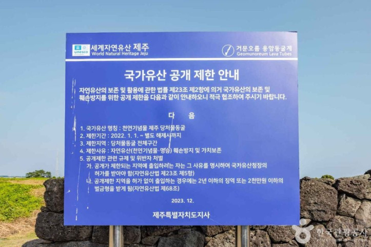 제주 당처물동굴 [유네스코 세계자연유산] 여행 추천 - 메고지고