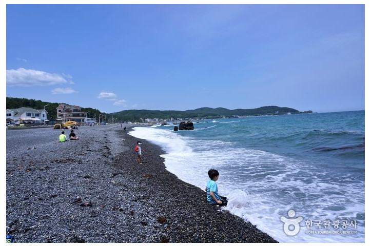 주전몽돌해변 여행 추천 - 메고지고