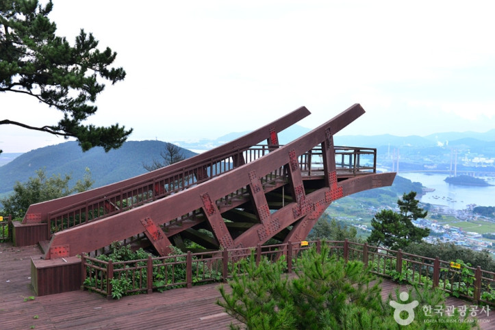 묘도 봉화산 전망공원 여행 추천 - 메고지고