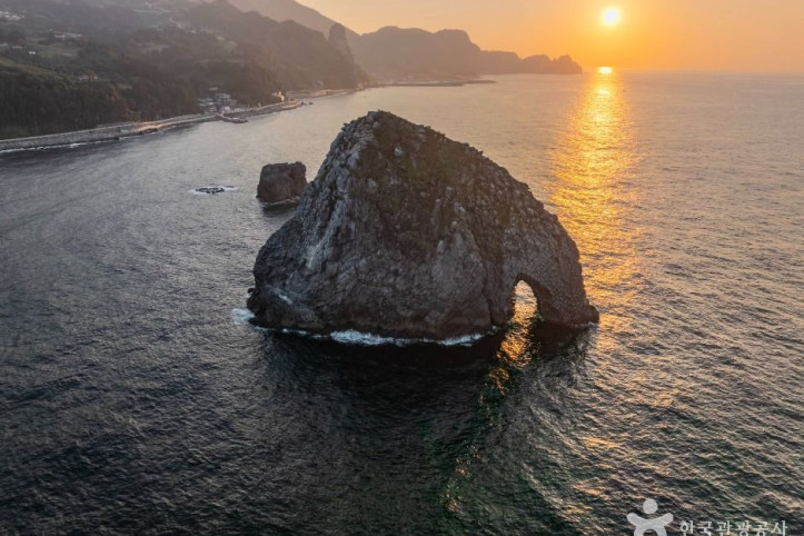 코끼리바위 (울릉도, 독도 국가지질공원) 여행 추천 - 메고지고