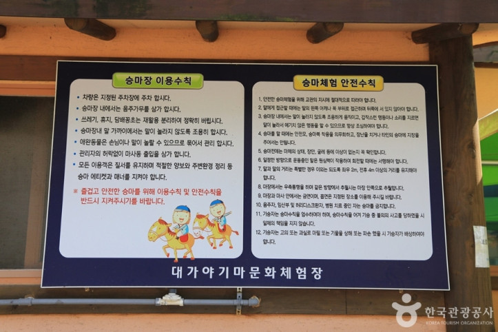 대가야기마문화체험장 여행 추천 - 메고지고