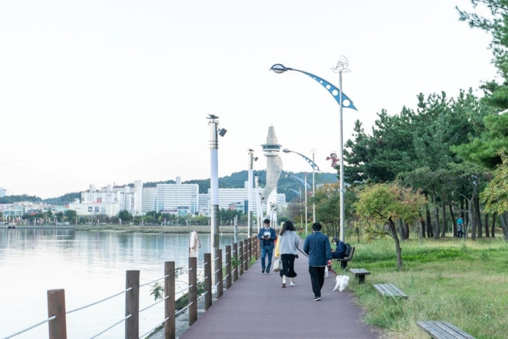 청초호 호수공원 여행 추천 - 메고지고