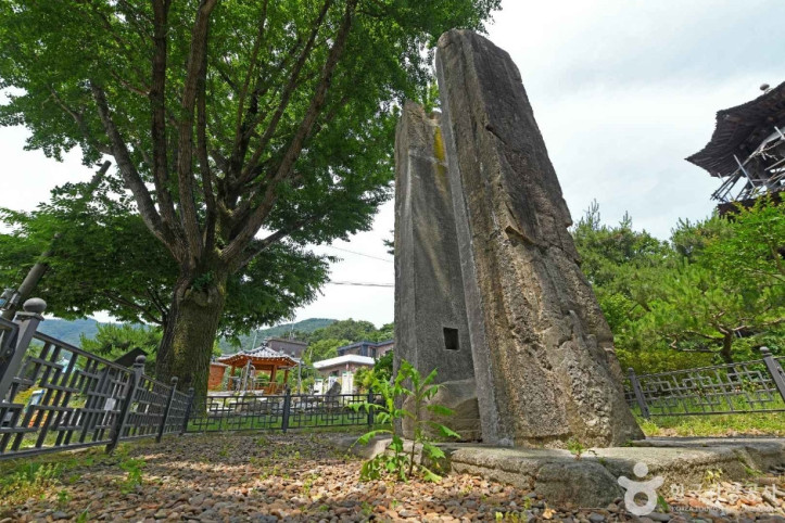 공주상신리 당간지주 여행 추천 - 메고지고