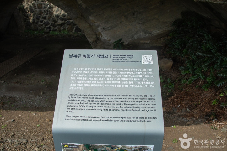 알뜨르비행장 및 일본군 비행기 격납고 여행 추천 - 메고지고