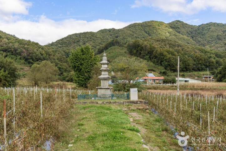 괴산 삼방리 삼층석탑 여행 추천 - 메고지고
