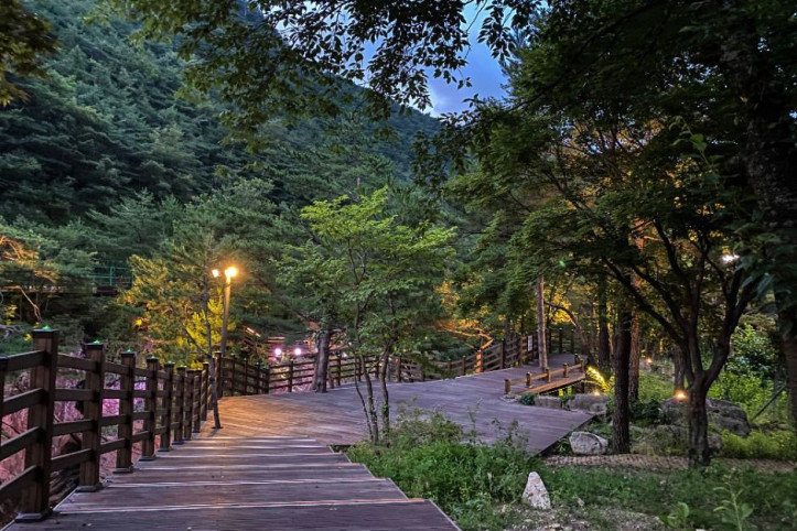 무릉 달빛 호암소길 여행 추천 - 메고지고