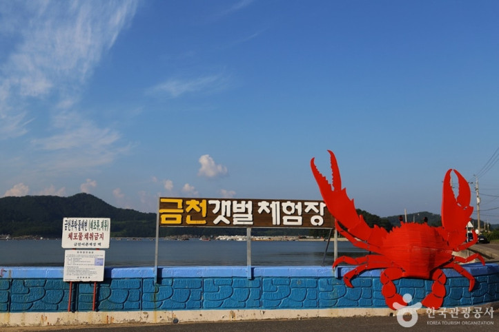 남해금천갯벌체험장 여행 추천 - 메고지고
