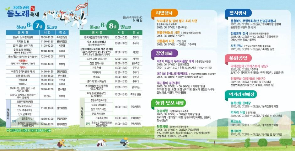 증평장뜰들노래축제 여행 정보 - 메고지고