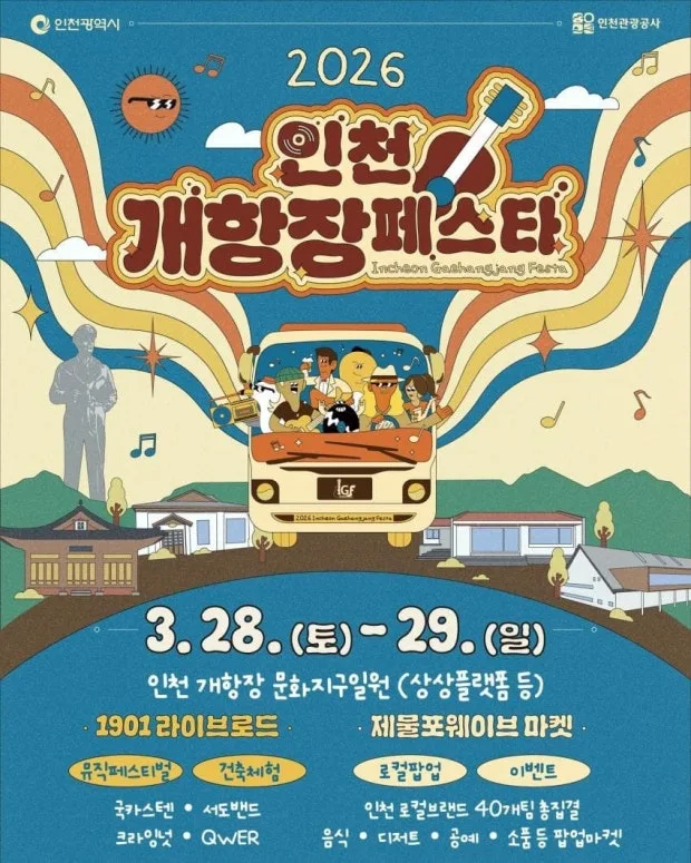 2026 인천개항장 페스타 - 1901 라이브로드 여행 정보 - 메고지고