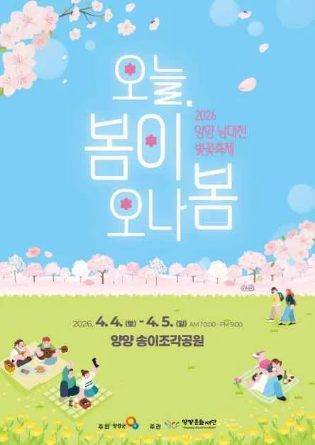 양양 남대천 벚꽃축제 여행 정보 - 메고지고