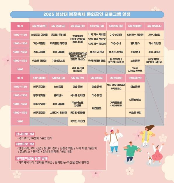 청남대 봄꽃축제 영춘제 여행 정보 - 메고지고