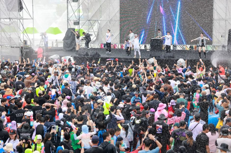 정남진 장흥 물축제 여행 정보 - 메고지고