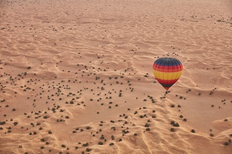 두바이 사막 열기구 (Dubai Desert Hot Air Balloon) 여행 추천 - 로드트립