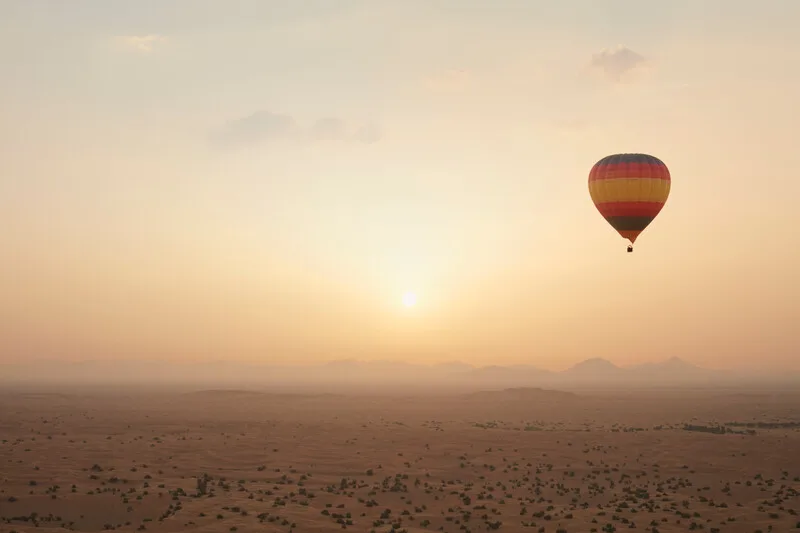 두바이 사막 열기구 (Dubai Desert Hot Air Balloon) 여행 추천 - 로드트립