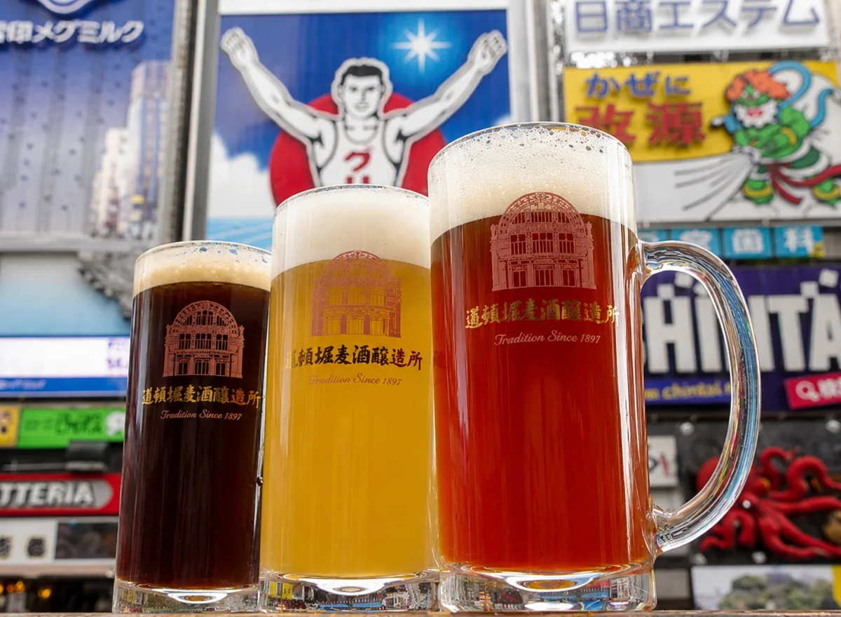 도톤보리 맥주 공장 여행 추천 - 메고지고