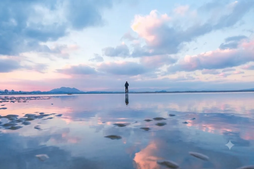 거울의 바다 여행 추천 - 메고지고 거울의 바다 여행 추천 - 메고지고