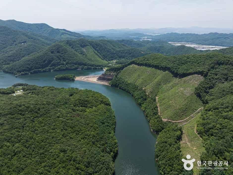 원남저수지(원남제) 여행 추천 - 메고지고