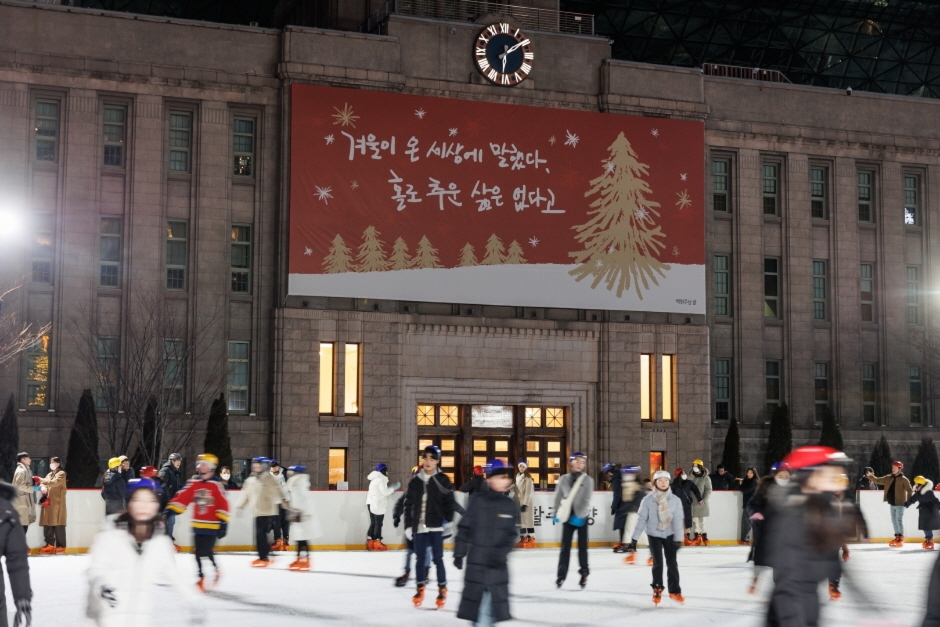 서울광장 스케이트장 여행 추천 - 메고지고