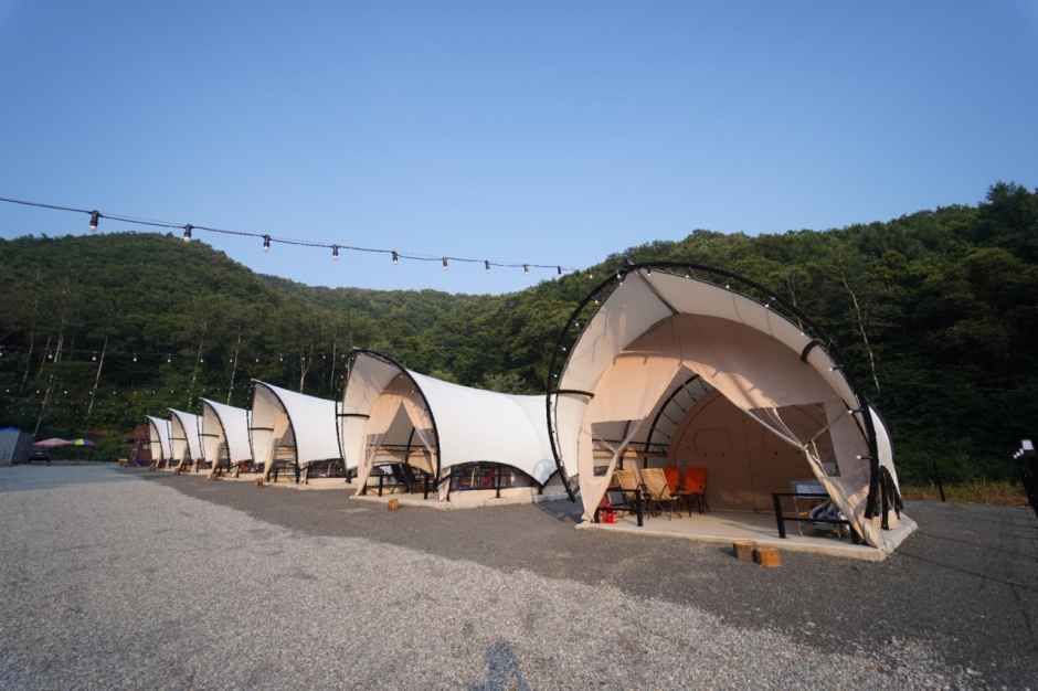 럭셔리 안성M글램핑 카라반 여행 추천 - 메고지고