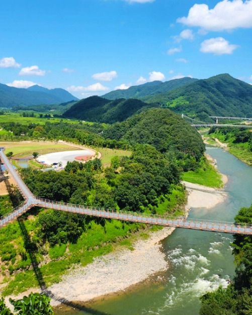 한탄강 Y자 출렁다리 여행 추천 - 메고지고 한탄강 Y자 출렁다리 여행 추천 - 메고지고