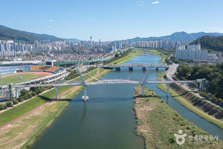 양산천 구름다리 여행 추천 - 메고지고 양산천 구름다리 여행 추천 - 메고지고