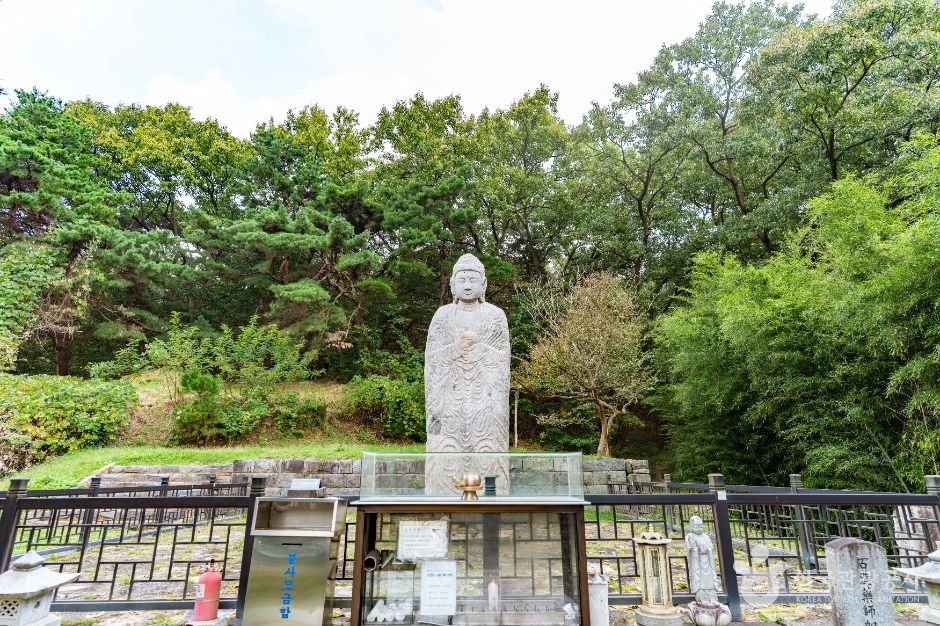 아산 평촌리 석조약사여래입상 여행 추천 - 메고지고