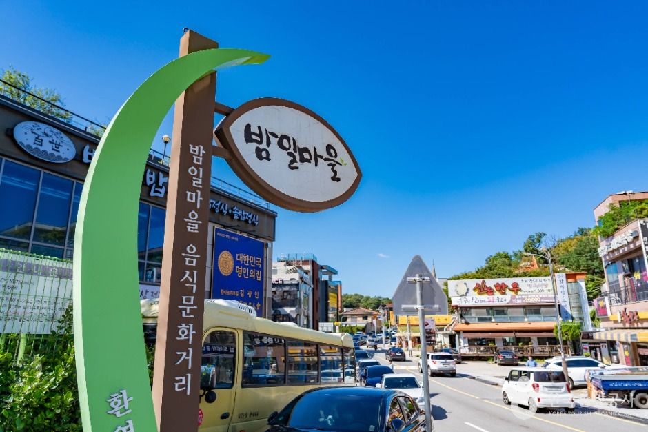 밤일마을 음식문화거리 여행 추천 - 메고지고