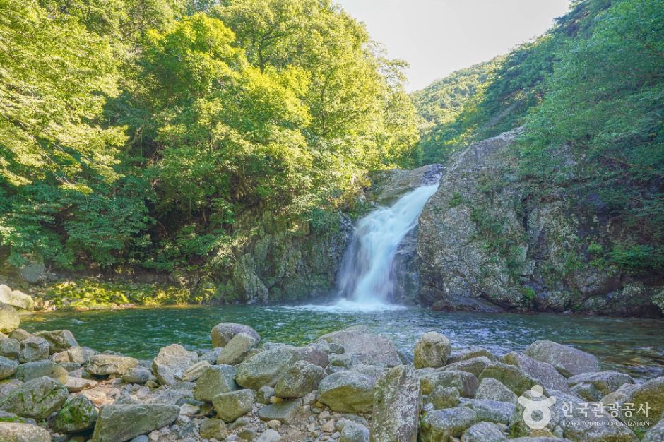 기백산 용추계곡과 용추폭포 여행 추천 - 메고지고