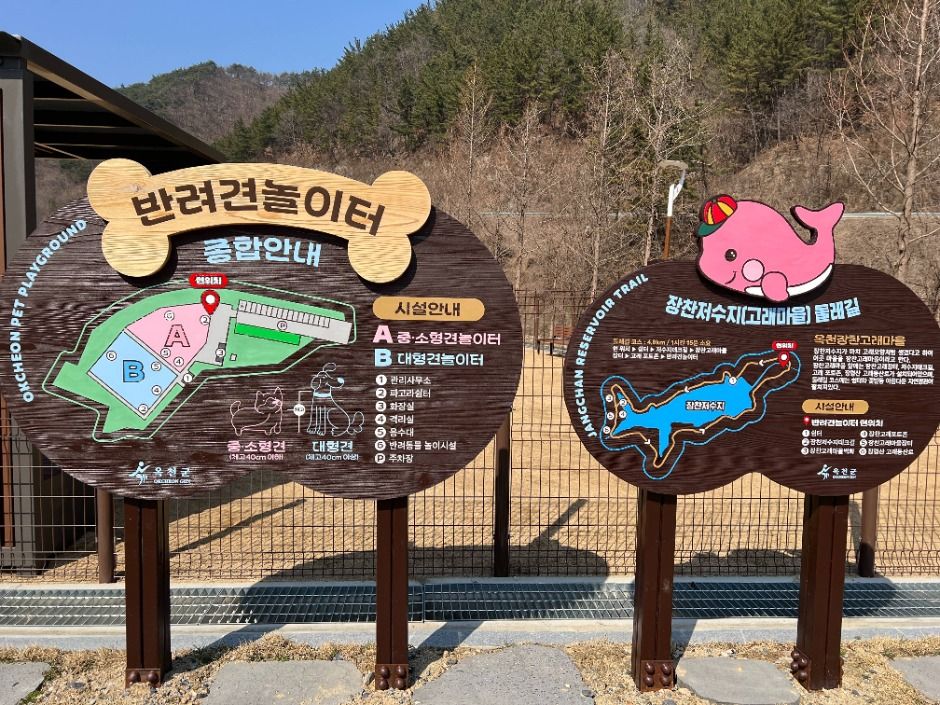 옥천군 반려동물 놀이터 여행 추천 - 메고지고