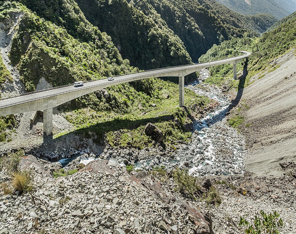 오티라 고가교·오티라 협곡 전망 (Otira Viaduct / Ōtira Gorge) 여행 추천 - 로드트립