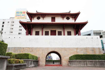 원래 대만 도시의 동문에 남아 있는 성벽 유적 여행 추천 - 메고지고