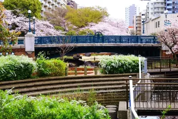 아라카와 강 스나마치 수변공원 여행 추천 - 메고지고