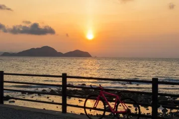 오카가키쵸 해변 사이클링(렌탈 사이클) 여행 추천 - 메고지고